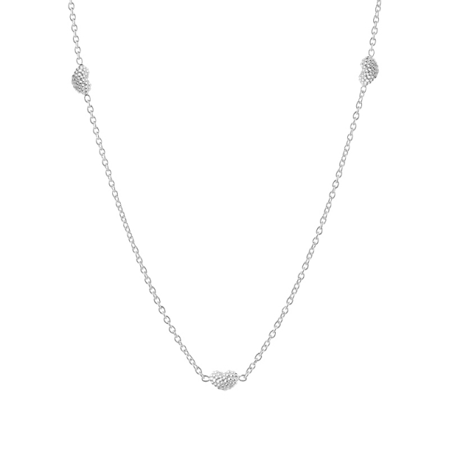 Love bubble full Halsband Silver