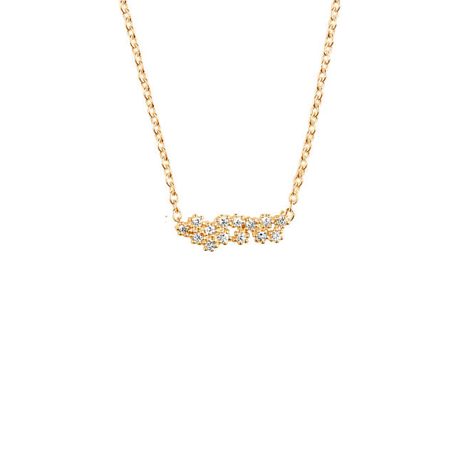 Milky Way single halsband guld