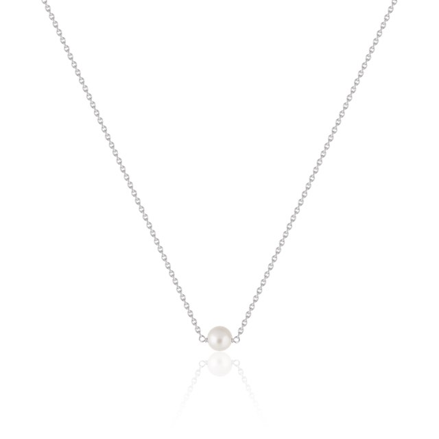 Pearl Halsband (silver) 40-45 cm