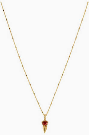 Mrs H Spike Halsband Guld