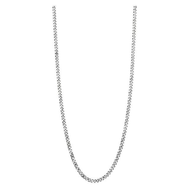 Silverhalsband pansar. 50+5cm