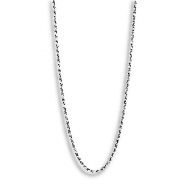 Silverhalsband cordell. 50+5cm