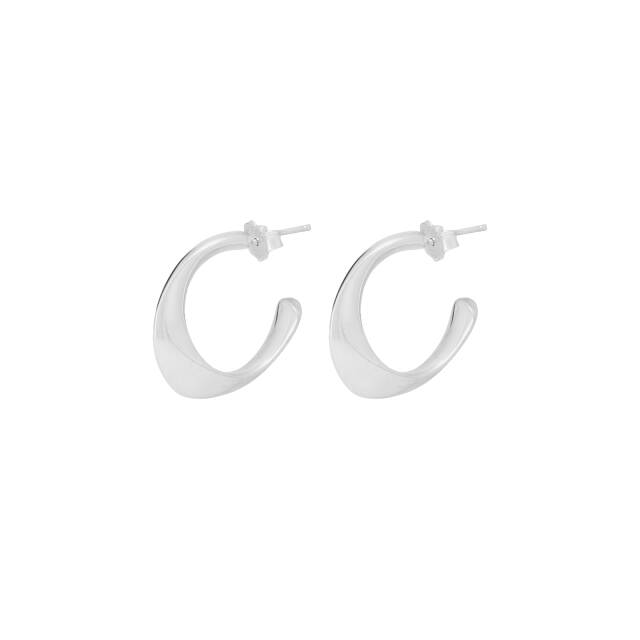 Orbit hoops silver