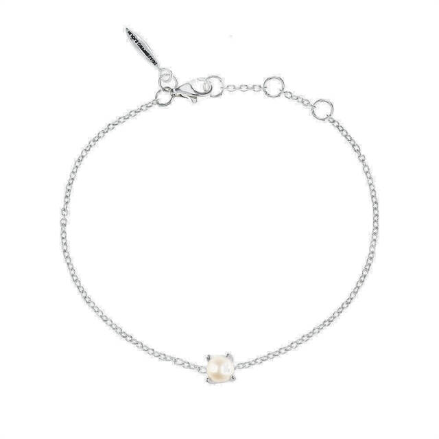 Petite Pearl armband silver