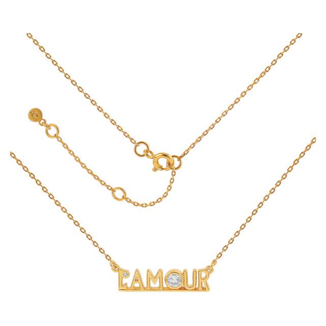 L'amour halsband Guld