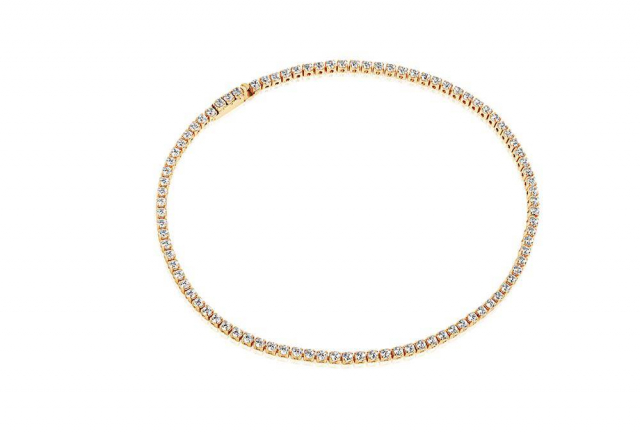 ELLERA armband vita Zirkoner (guld)