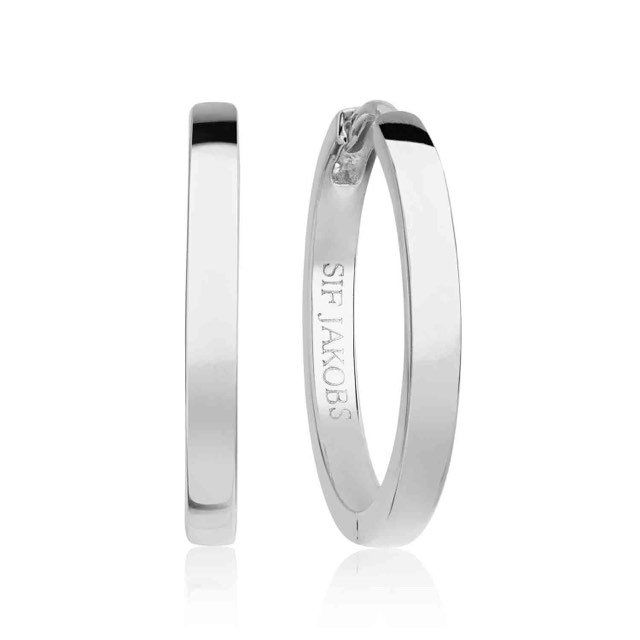 ELLERA PIANURA GRANDE örhänge (silver)