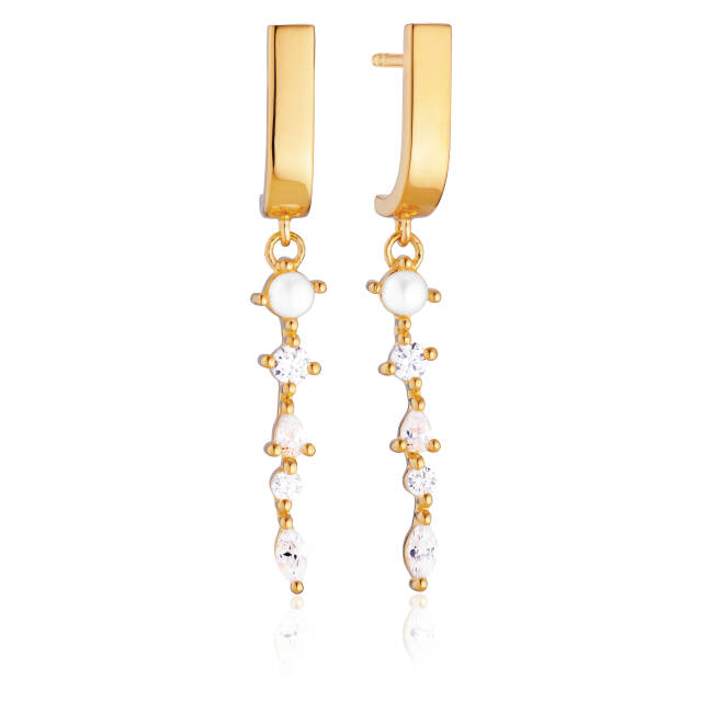 ADRIA PENDOLO Örhänge Guld