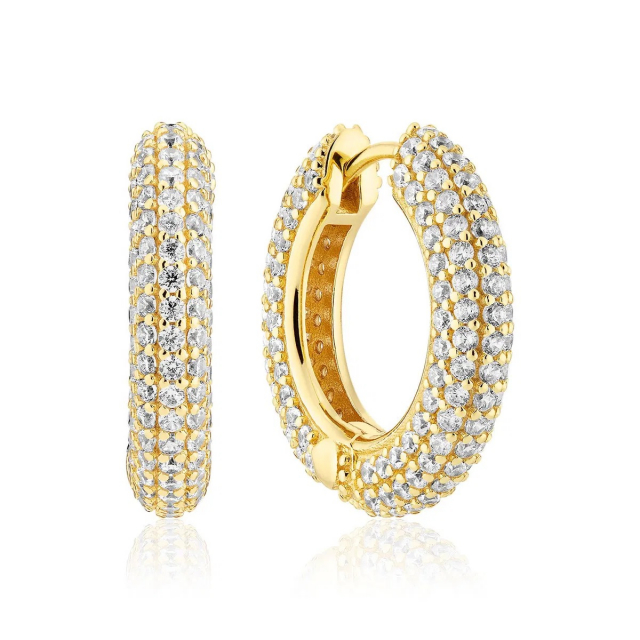 CARRARA MEDIO EARRINGS Guld