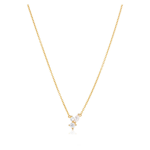 ADRIA TRE PICCOLO Halsband Guld