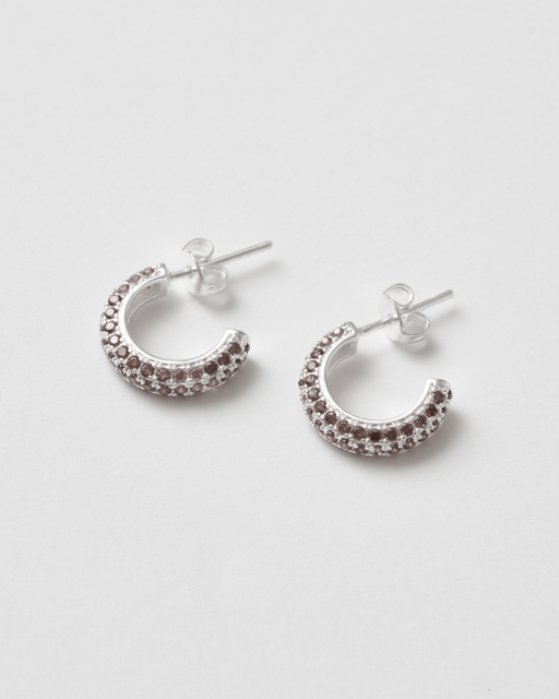 Olli Hoop Mini Brun Silver