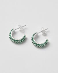 Olli Hoop Mini Grön Silver