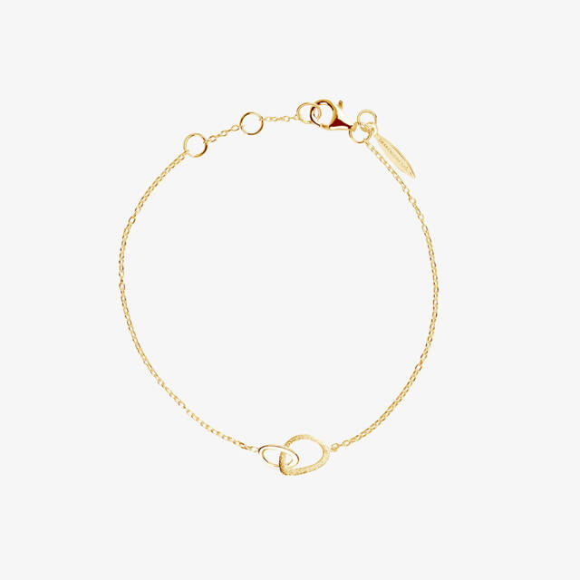Together drop armband guld