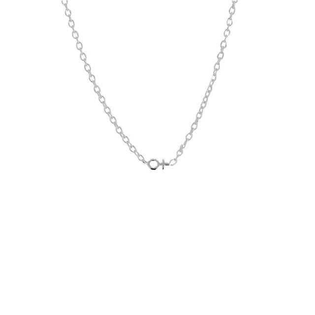 Women Unite drop halsband silver