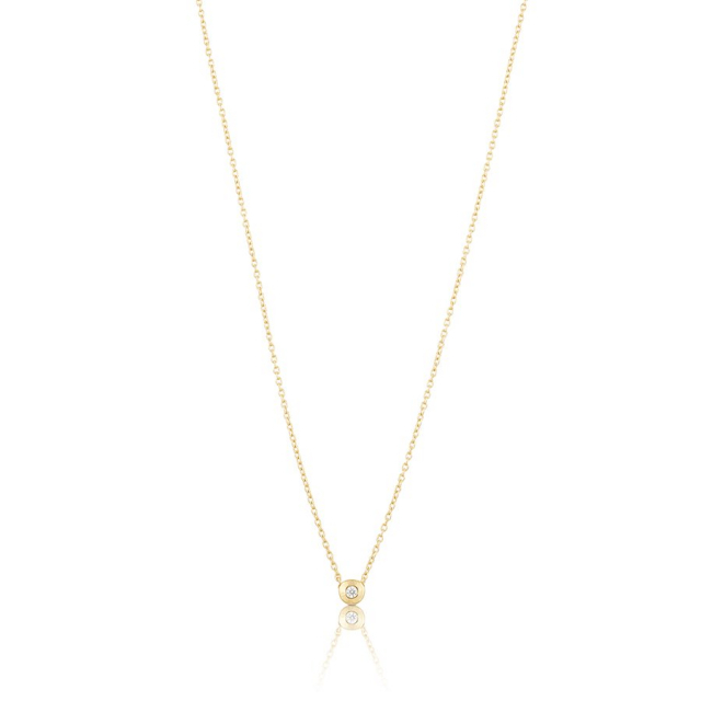 Älskad mini Halsband Guld