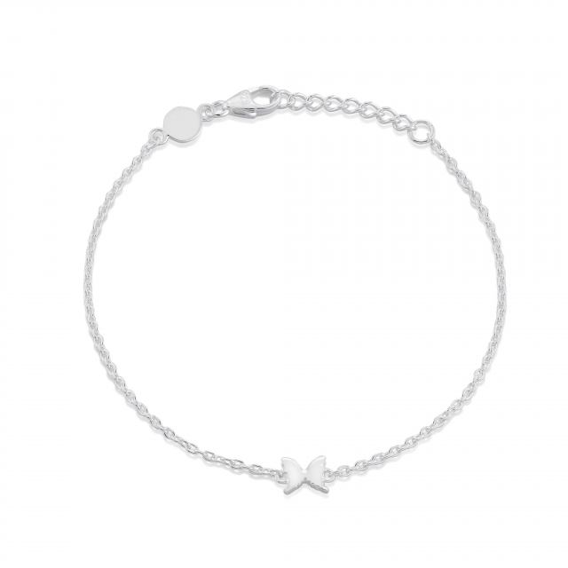 Petite papillion  Armband Silver