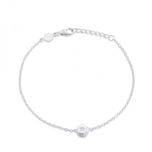 Älskad mini  Armband Silver