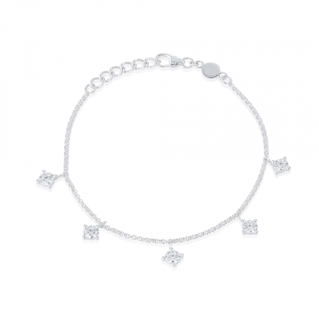 Time to glow Armband Silver