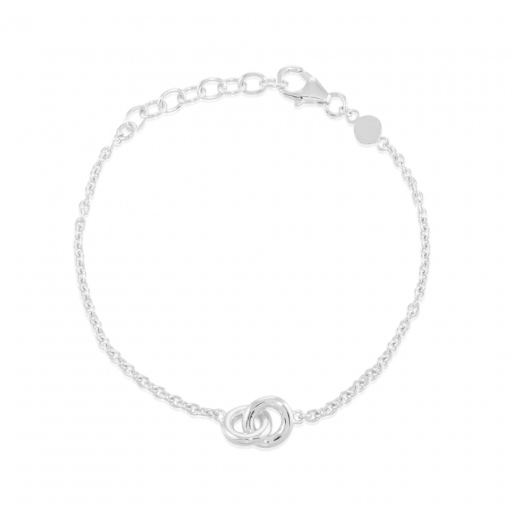 CAROLINA GYNNING The knot mini Armband Silver