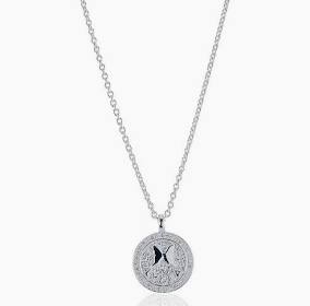 Lycka Halsband Silver  i gruppen Halsband / Silverhalsband hos SCANDINAVIAN JEWELRY DESIGN (s374)