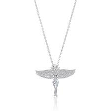 Goddess of love mini Halsband Silver i gruppen Halsband / Silverhalsband hos SCANDINAVIAN JEWELRY DESIGN (s384)