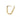Slick Huggie Goldplated Silver (One)