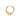 Miro 8 Huggie Goldplated Silver (One)