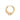 Miro 8 Huggie Goldplated Silver (One)