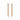 Essence small tassel ear Gold/champagne-Onesize