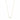 Copenhagen small chain neck 42 Gold/clear-42cm