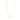 Copenhagen small chain neck 42 Gold/clear-42cm
