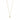 Sevilla pendant neck gold clear 42 cm