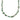 Capri stone neck gold green 42 cm