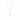 Wish pendant neck 42 Gold/clear-42cm