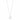 Oz round pendant neck 45 plain Silver-45 cm