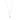 North pendant neck 50 Silver/clear-50 cm
