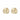 East wide oval ear plain Gold-Onesize