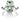 Little Bend Over - Green Quartz Ring Vitguld