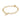 Cute plain Armband Guld