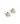 Clover 8 mm Cryal Golden Titanium