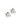 Clover 8 mm Cryal Silver Titanium