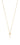 Double star pendant halsband Guld 42-47 cm