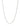 Roof plain halsband Silver 39-44 cm