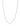 Roof plain halsband Silver 39-44 cm