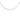Victory plain halsband Silver 40-45 cm