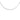 Victory plain halsband Silver 40-45 cm