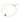 FUSION Armband Guld Vitguld Roséguld CENTRE PAVÉ 0.11 CT