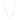 Globe clip neck silver 90-95 cm