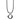 CARRO halsband Svart/Stål