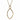 MILLA Long halsband Guld